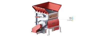 ISO Approval Plastic Recycling Line With Shredder Single Shaft Energy Saving