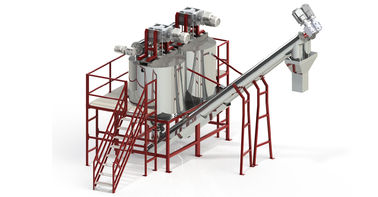 ISO Approval Plastic Recycling Line With Shredder Single Shaft Energy Saving