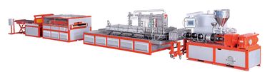 1220mm PVC Foam Board Production Line , Double Screw Plastic Extrusion Equipment