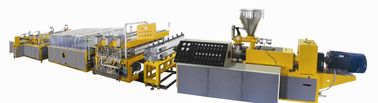 Sound Insulated PVC Board Machine , 450kg/H Output PVC Sheet Making Machine