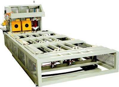  Motor Pvc Extruder Machine , Twin Pipe Pvc Pipe Manufacturing Machine