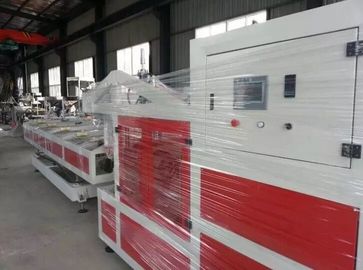 Online Fully Automatic Plastic PP PE PVC Pipe Cutting Belling Machine with Haul off System