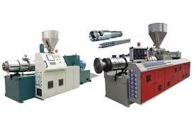 Plastic Pipe Manufacturing PVC Extrusion Line ABB Inverter Single Screw