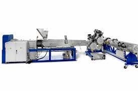 Conical Double Screw Extruder Machine High Strength Material Long Life Span