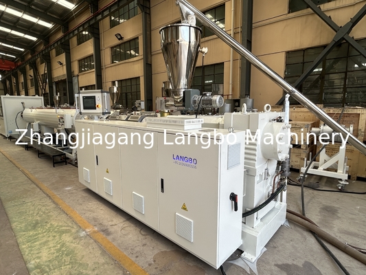 Integrated Gearbox 50-200mm Pvc Pipe Extrusion Line With Strong Structure And Stability