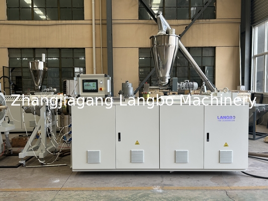 Integrated Gearbox 50-200mm Pvc Pipe Extrusion Line With Strong Structure And Stability