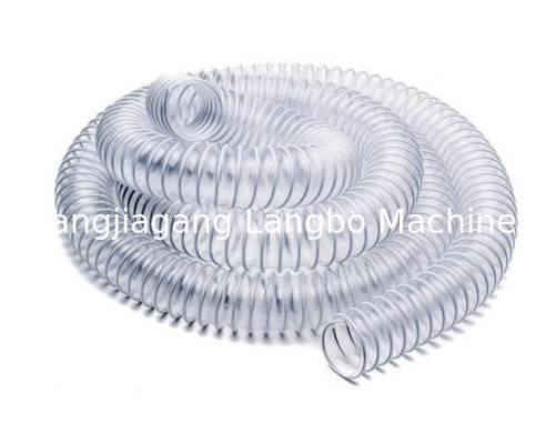 16-75mm PVC Spiral Pipe Extrusion Line High Precision