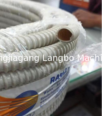 16-75mm PVC Spiral Pipe Extrusion Line High Precision