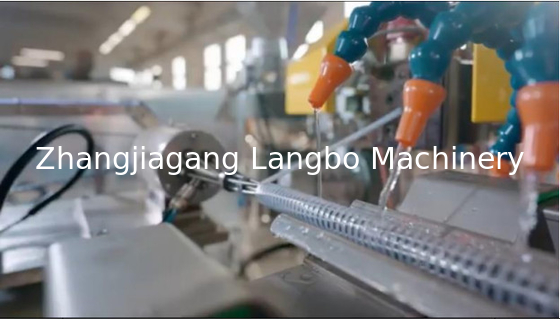 16-75mm PVC Spiral Pipe Extrusion Line High Precision
