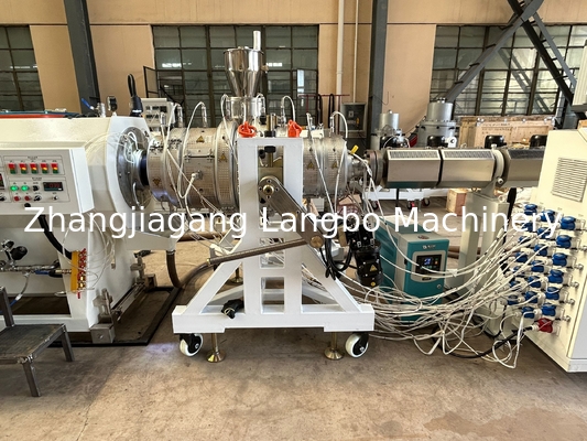 China 16-110mm High Density Polyethylene Pipe Making Machine with Siemens beide motor and PLC