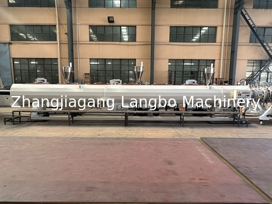 Single Screw Extruder High Efficient Extrusion Machine for 110mm PE Water Supply Drainage Sewage Pipe Making