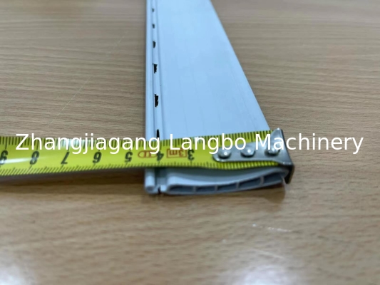 Curtain PVC Profile Production Line Conical Twin Screw Extruder