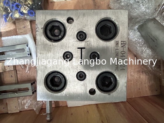 Retail PVC Tag Strip Making Machine And Profile Extrusion Line With Uniform Width Smooth Edge Conical Twin Screw Extruder