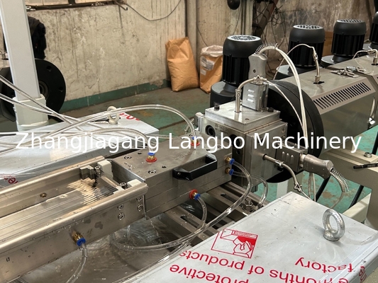Precise Transparent PVC Price Tag Extrusion Line With Conical Twin Screw Extruder