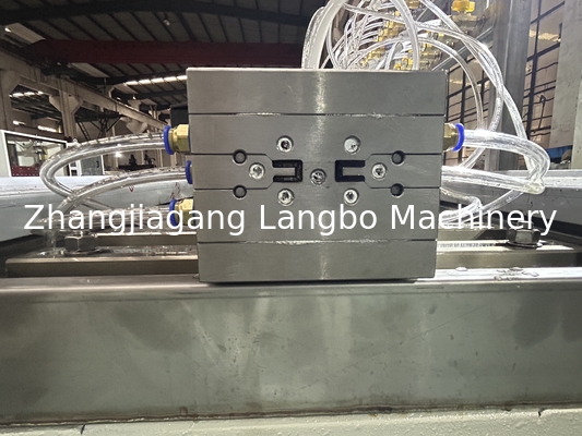 Sjsz65/132 Twin Screw Extruding 200-300mm Width Mould Customized PVC Plastic Profile Production Line