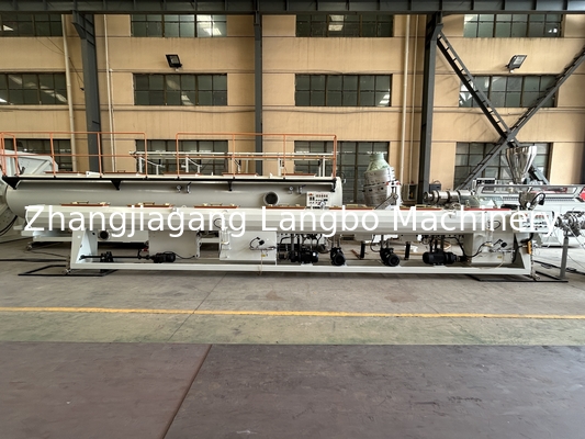Double Screw Plastic PE Extruder Pipe Making Machine