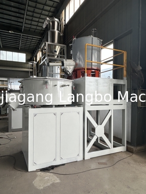 500/1000 Stainless Steel Plastic Mixer Combination For Mixing PVC Raw Material