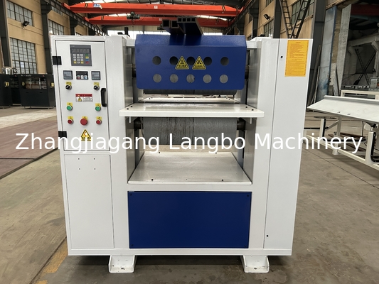 Wood Plastic Decking Door Composite Lamination Making Machine / Embossing Machine