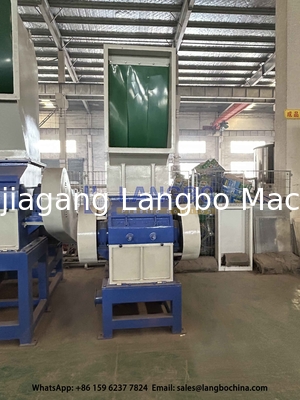 37KW Crusher For PVC Pipes Plastic Waste Recycling Machine Line