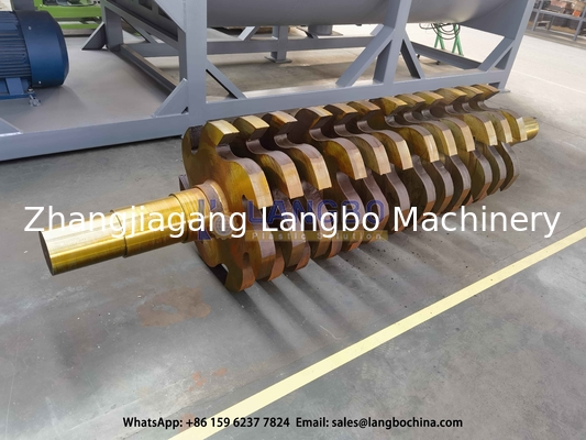 37KW Crusher For PVC Pipes Plastic Waste Recycling Machine Line