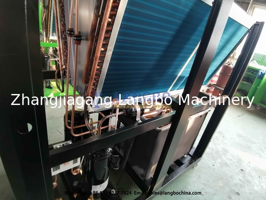 Efficient HDPE Pipe Extrusion Line Equipped Best Quality Air Cooled Chiller Machine R4047C / R22 Refrigerant