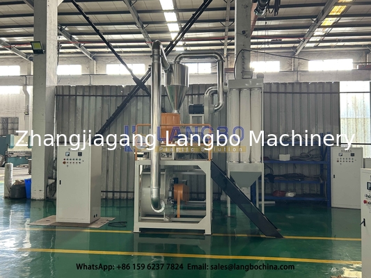 Plastic Pipe Profile Waste Product Pulverizer Miller Machine