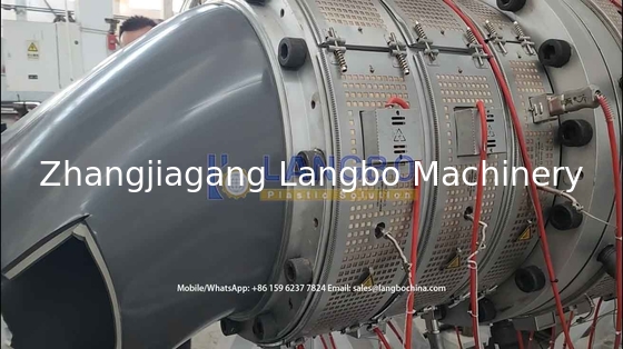 High Output Long Working Lifetime Precision Extrusion Line For PVC Double Cavity Pipes