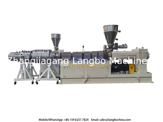 Full Automatically PVC Pipe Extruder PVC Eraser Rubber Making Machine with PVC Powder