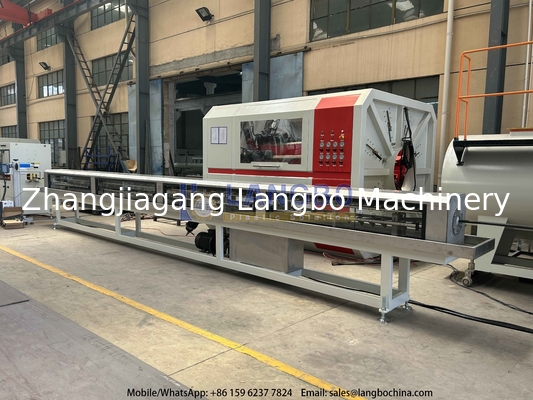 Plastic HDPE PE Pipe Extruder Making Machine For Production