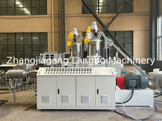 PPR Plastic Pipe Extrusion Line Plastic Tube Making Machine HDPE / PE Pipe Production Line