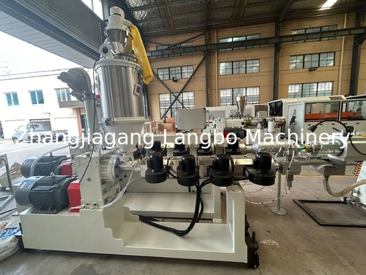 High Speed Plastic Profile PPR Water Drainage Pipe Making Extrusion Single Screw