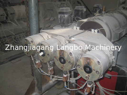 Four Strand PVC Pipe Making Machine Four Cavity PVC Pipe Extrusion Line