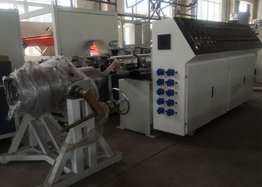 Single Screw Plastic Tube Making Machine , Customized PE Pipe Extrusion Line