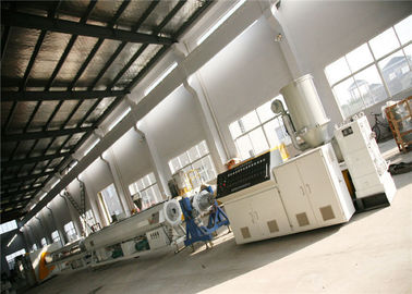 Single Screw PE Pipe Extrusion Line , High Capacity Pe Pipe Making Machine