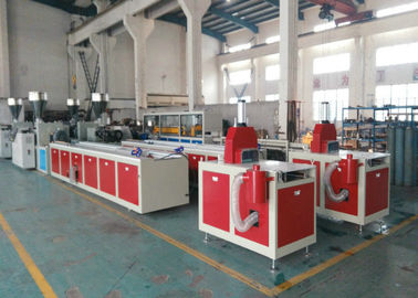 PVC Plastic And Wood Foam Plastic Sheet Extrusion Line 1 Year Warranty