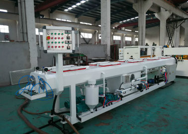 Automatic Plastic Pipe Extrusion Line High Speed Conical Twin Screw Extruder