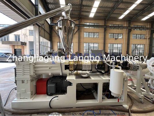 Drainage PVC Pipe Making Line With 80/156 Extruder And Socketing Machine