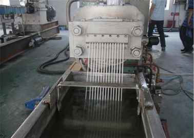 Single Screw Double Stage PE Plastic Pelletizing Machine With PLC Control System