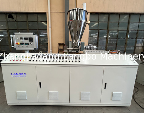 New Double Screw PVC Pipe Extrusion Line Making Machine