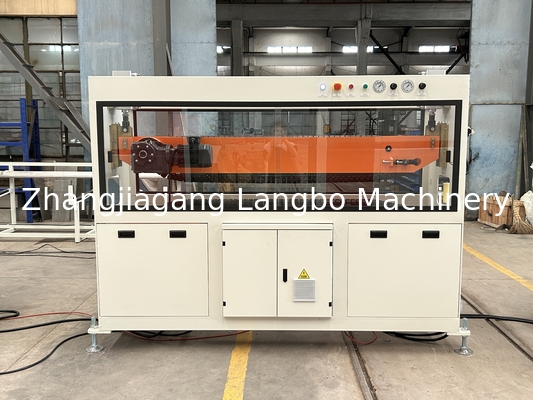 Single Screw Design High Density HDPE PE Pipe Extrusion Line For Customized Voltage Needs