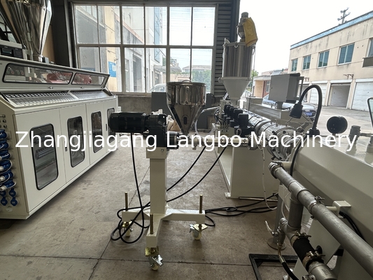 Plastic HDPE Pipe Extruder Machine High Output Water Supply Pipe Production Line 90mm