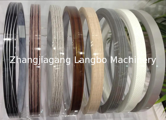 PVC Edge Banding Tapes Extrusion Production Making Machine Sheet Type PVC Edge Banding Tape Sheet Making Machine with Slitting MachineTapes Extrusion Line Extruder Machine