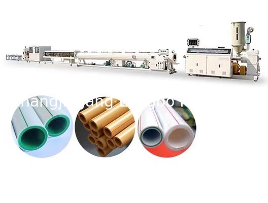 Single Screw PPR Pipe Extrusion Production Line Plastic Extruder Making Machine PPR Glass Fiber Pipe Extrusion Making Machine