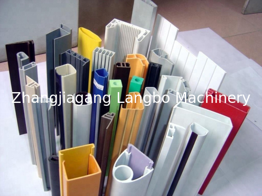 Plastic Profile Extruder U PVC PE Shutter Windows Frame Louver Rain Gutter Corner Edge Band Strip Guards Turn L Angle Making Machine/ Extrusion Production Line