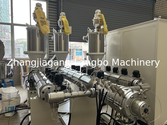 16-630mm PPR Conduit Pipe  Hose Twin Single Screw Extruder Plastic Making Machine