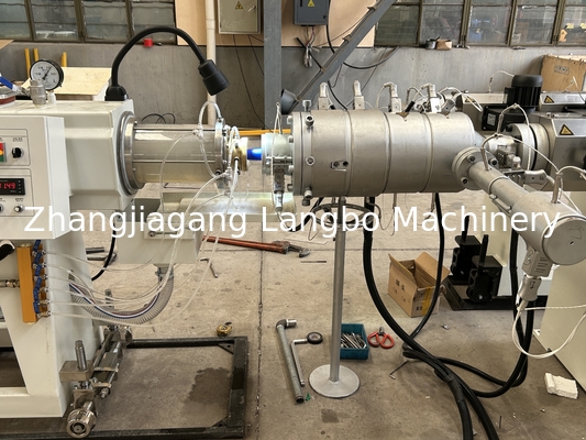 Advanced Solid Wall Automatic Ppr Pipe Extrusion Machine With 2 Years Warranty