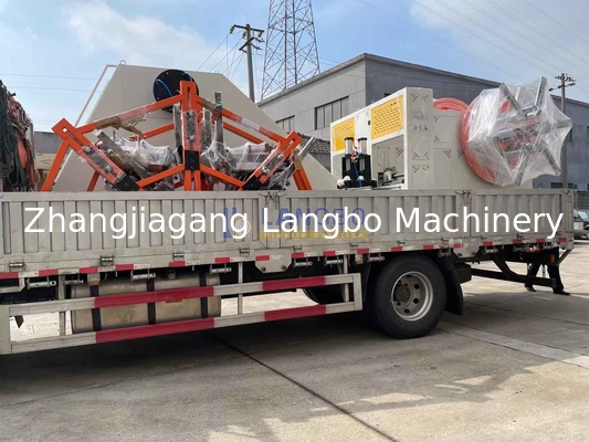 Pipe Coiler with Strapping Machine for PE Large Diameter Pipe Extrusion Machine