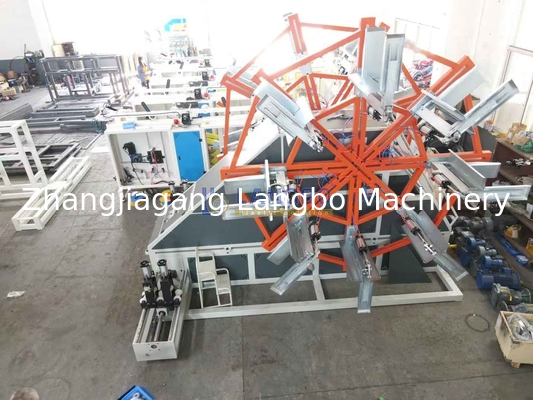 Pipe Coiler with Strapping Machine for PE Large Diameter Pipe Extrusion Machine