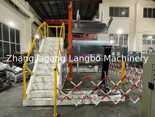 Pipe Coiler with Strapping Machine for PE Large Diameter Pipe Extrusion Machine