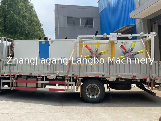 50-110mm HDPE Pipe Single Reel Winder Pipe Coiler